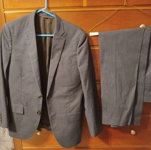 J. Crew Ludlow Navy Blue Italian Cotton Suit